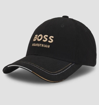 Czapka z daszkiem CLASSIC CORD black 55 HUGO BOSS EQUESTRIAN