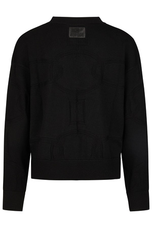 Sweter damski 8286 black PIKEUR