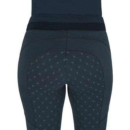 Legginsy damskie Teddie petrol blue QHP