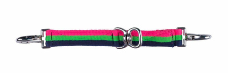 Mostek do lonżowania pink/green/navy FAIR PLAY