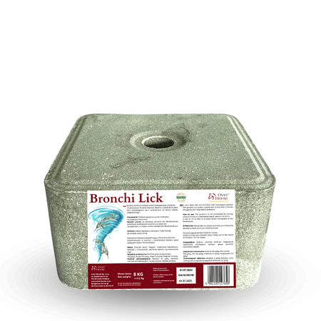 Lizawka na ukł.oddech. BRONCHI LICK 8kg OVER HORSE