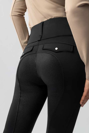 Legginsy damskie Thermo Anya black HORZE