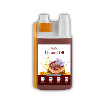 Olej lniany Linseed Oil 1L OVER HORSE