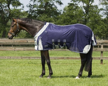 Derka siatkowa z kapturem i maską blue QHP