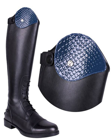Top ozdoba do oficerek ROMY Junior croco/navy QHP