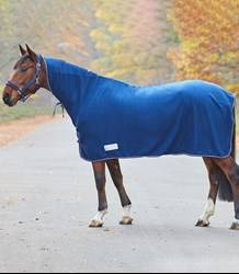 Derka polarowa z kapturem Eco navy WALDHAUSEN