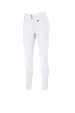 Bryczesy damskie ORELL Athl.Grip white PIKEUR