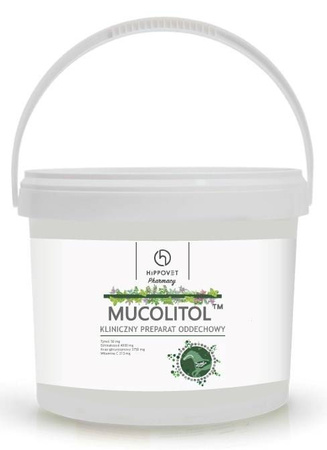 Na drogi oddechowe Mucolitol 3 kg HIPPOVET PHARMACY