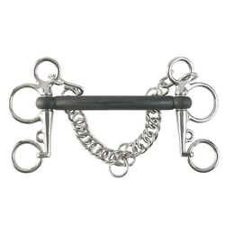 Wędzidło Pelham gumowy prosty 14,5 cm HORZE