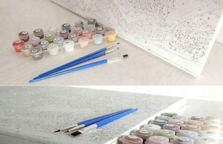 Malowanie po numerach Słoń 40x50cm