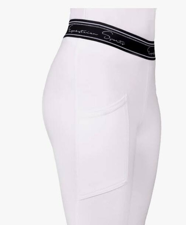 Legginsy Junior Eden silikonowe white QHP