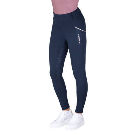Legginsy damskie BIT navy HORSENJOY