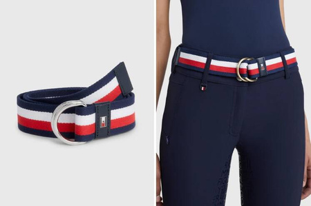 Pasek GLOBAL 85cm desert sky TOMMY HILFIGER