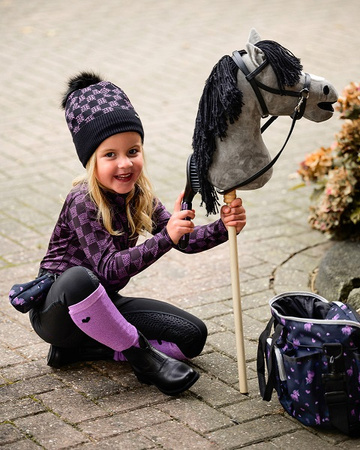 Skarpetki Lize 2pak black/violet  QHP