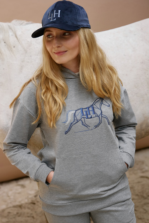 Bluza HOODIE LLH grey LOVE LIKE HORSES