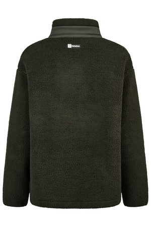 Bluza damska Half-Zip TEDDY deep green ESKADRON