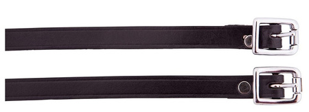 Paski do ostróg skórzane black BR