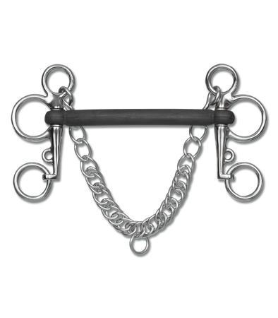 Wędzidło Pelham gumowy 1xłamany 13,5cm WALDHAUSEN