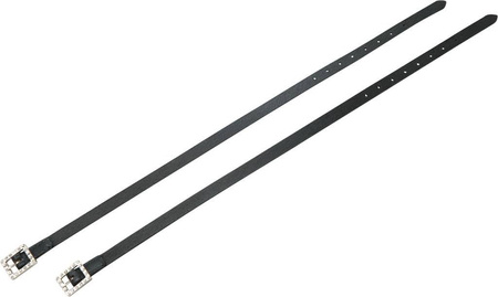 Paski do ostróg skórzane KRISTAL black EKKIA