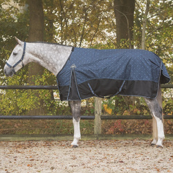 Derka padokowa FLEECE navy dusk QHP