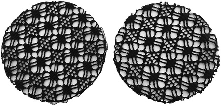 Siatka na koka FLORAL black EQUITHEME