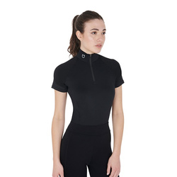 Koszulka damska BASE LAYER black/white EQUESTRO