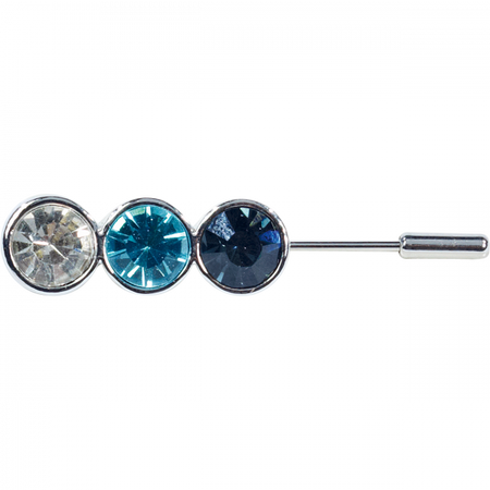 Spinka do plastronu TRICOLOR blue BUSSE