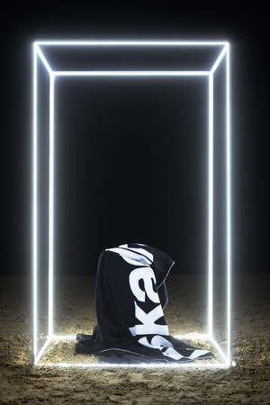 Koc polarowy black  ESKADRON