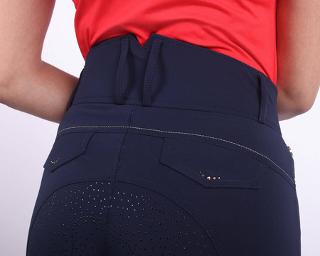 Bryczesy damskie TARA full grip navy QHP