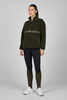 Bluza damska Half-Zip TEDDY deep green ESKADRON