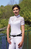 Koszulka dam. konk. VICTORIA white  HORSENJOY
