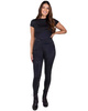 Legginsy damskie zimowe Raquel black QHP