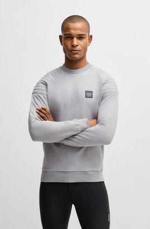 Bluza męska LEX grey melange HUGO BOSS EQESTRIAN