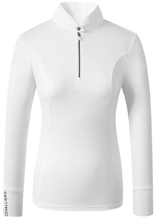 Bluzka damska konkursowa white COVALLIERO