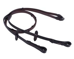 Wodze biothane ze stoperami black QHP