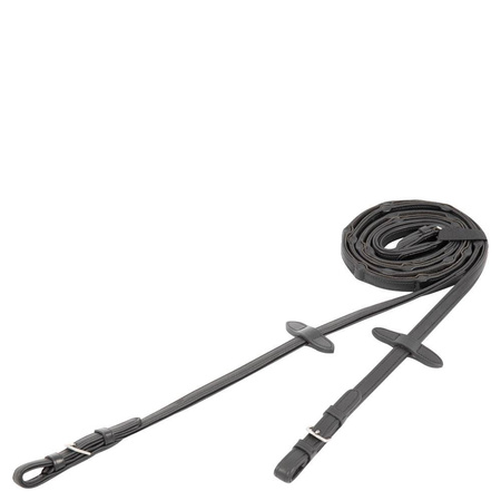 Wodze skórzano gumowe 16mm black Full BR