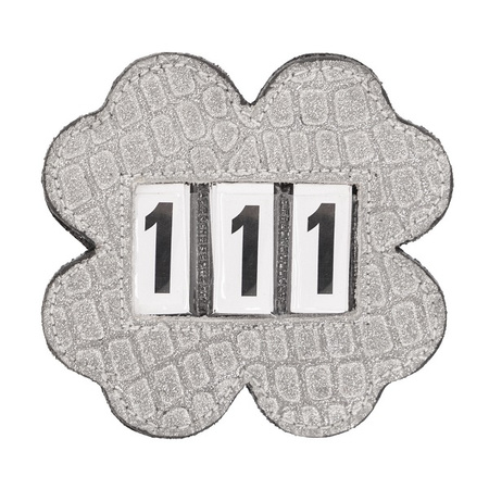 Numerek startowy CLOVER silver QHP