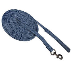 Lonża STRIPE 7,5 m błękit/granat YORK