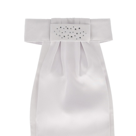 Plastron ZIZAH white/silver M QHP