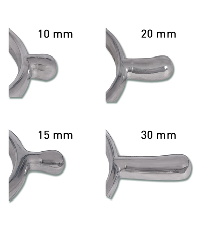 Ostrogi damskie Crystal rose gold 20mm WALDHAUSEN