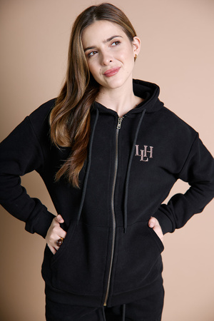 Bluza MALLORCA ZIP black LOVE LIKE HORSES