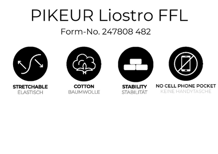 Bryczesy męskie Liostro FFL d.shadow PIKEUR