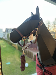 Kantar z uwiązem Lucca plum HORZE