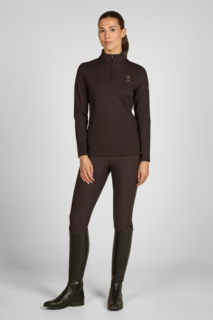 Bluza damska ZIP-SHIRT Black truffle ESKADRON