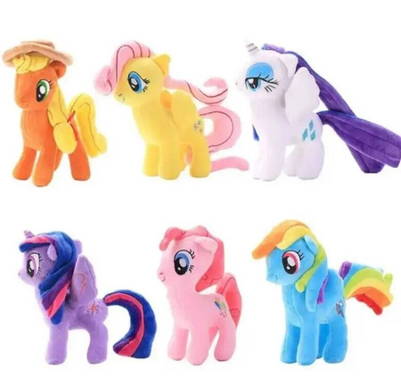 Pluszak maskotka KOŃ PONY różowy wys.20cm 