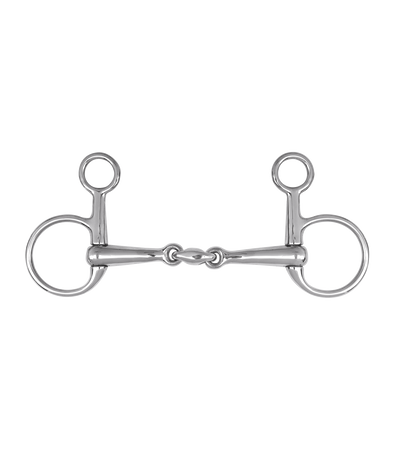 Wędzidło 2xłam pełne Baucher 12,5cm WALDHAUSEN