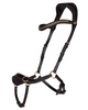 Ogłowie bezwędzidłowe ANATOMICAL black FULL QHP