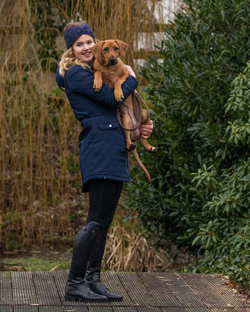 Kurtka-parka damska LINDE navy QHP