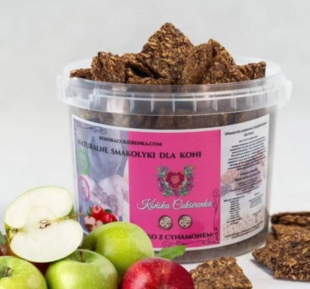 Smaczki jabłko z cynamonem ST-2L KOŃSKA CUKIERENKA