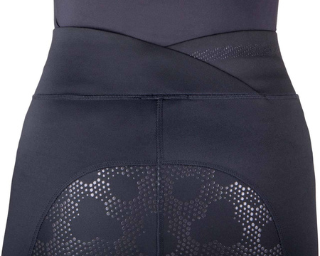 Legginsy damskie zimowe Raquel black QHP